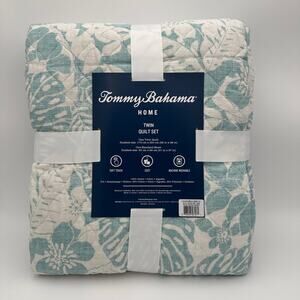 Tommy Bahama Twin Quilt Set Laguna Beach 2 pc